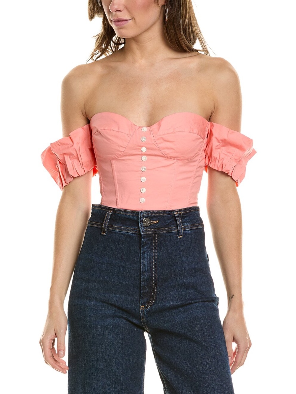 NWT! STAUD Bouvier CORSET Top SMALL